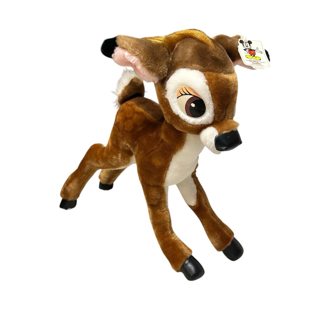 Vintage Disneyland Walt Disney World‎ 18" Bambi Plush Posable Legs Standing New